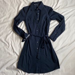 BNWOT Tommy Hilfiger navy button up dress